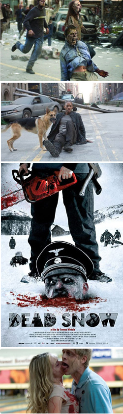 "Dawn of the Dead", "I Legend", "Død sne", Wasting Away"