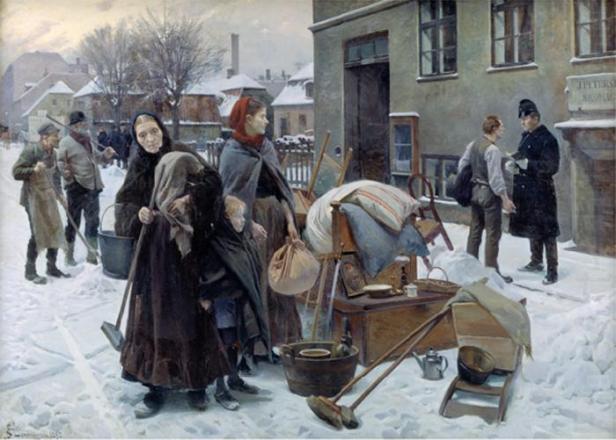 Erik Henningsen Sat på gaden