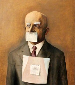 Wilhelm "Freddie" Carlsen (1909 - 1995) Sensibelt portræt, 1940