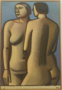 Vilhelm Lundstrøm To stående modeller