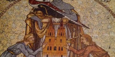 Mosaik i domkirken i Köln